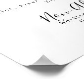 Country Lavender Drink Menü Poster (Ecke)