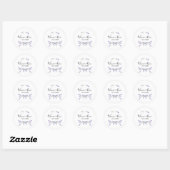 Country Lavender Wedding Stickers (Blatt)