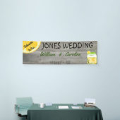 Country Lemonade Mason Jar Rustic Wedding Banner (Messeveranstaltung)