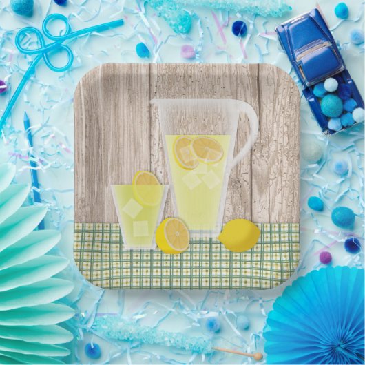 Country Lemonade Pappteller (Party)