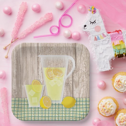 Country Lemonade Pappteller (Party)