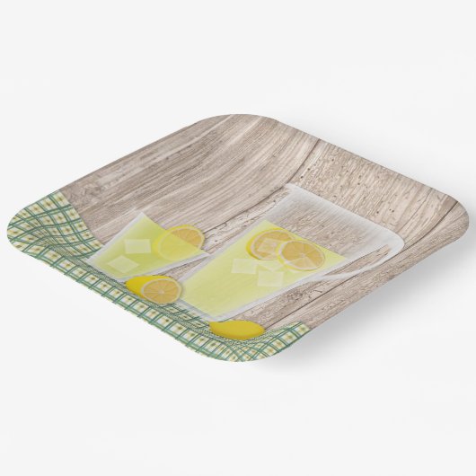 Country Lemonade Pappteller (Gewinkelt)