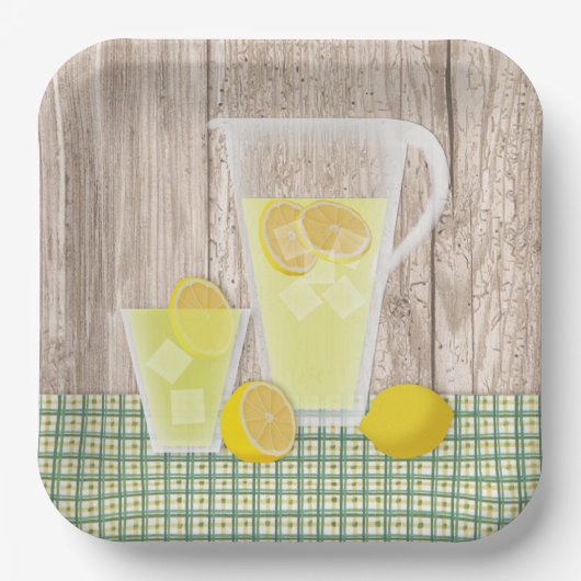 Country Lemonade Pappteller (Vorderseite)