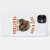 Country Life Boy, der Traktoren Liebe Case-Mate iPhone Hülle (Rückseite (Horizontal))