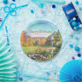 Country Life Happy Birthday Pappteller (Party)