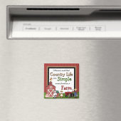 Country Life Kitchen Magnet (In Situ (Geschirrspüler))