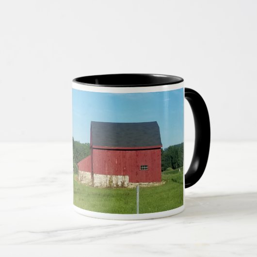 Country Life Red Barcoffee Tasse (VorderseiteRechts)