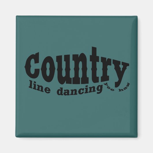 Country Line Tanz Magnet (Vorne)