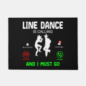 Country Line Tanz ruft an Fußmatte (Vorderseite)