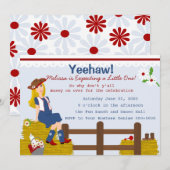 Country Mama Einladung (Vorne/Hinten)