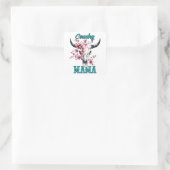 Country Mama Quadratischer Aufkleber (Tasche)