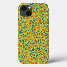 Country Marigolds auf Blue Case Mate iPad