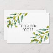 Country Meadow Greenery Vielen Dank Dankeskarte (Vorne/Hinten)