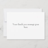 Country Meadow Greenery Vielen Dank Dankeskarte (Rückseite)