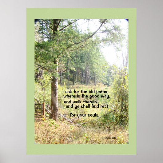 Country Meadow Wisdom drucken Poster (Vorne)