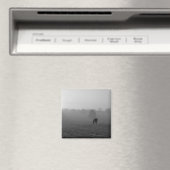Country Morning Grayscale Magnet (In Situ (Geschirrspüler))