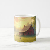 Country Morning Scene Kaffeetasse (VorderseiteRechts)