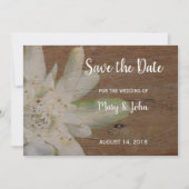 Country Mountain Wedding Edelweiss Save the Date (Vorderseite)