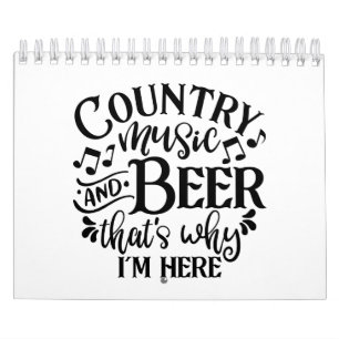 Country Music and Beer Country Music Ideen Kalender