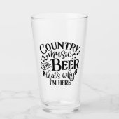 Country Music and Ber Country Music Ideas Glas (Vorderseite)