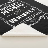 Country Music and Whiskey Das ist, warum ich hier  Sherpadecke (3/4)