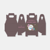 Country Music Birthday Party Cowgirl Geschenkschachtel (Ungefaltet)