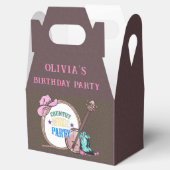Country Music Birthday Party Cowgirl Geschenkschachtel (Geöffnet)