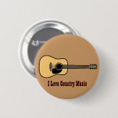 Country Music Button (Vorne & Hinten)