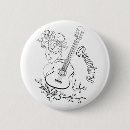 Country Music Button