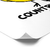 Country Music Chick Poster (Ecke)