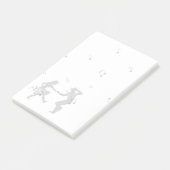 Country Music Dance Music Post-it Klebezettel (angewinkelt)