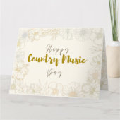 Country Music Day Card Karte (Vorderseite)