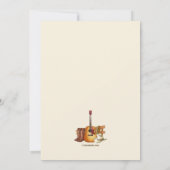 Country Music Einladung (Rückseite)