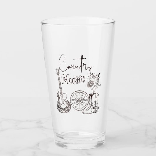 Country Music Glas (Vorderseite)