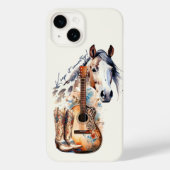 Country Music Horse Boots Case-Mate iPhone Hülle (Rückseite)