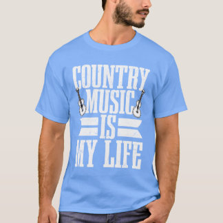 Country Music ist mein Western Cowboy-Familienlebe T-Shirt