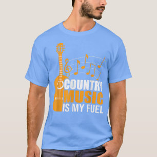 Country Music ist meine feine, lustige Musik und M T-Shirt