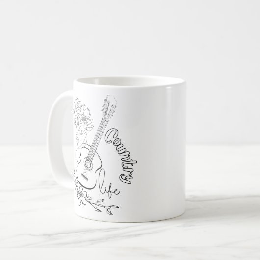 Country Music Kaffeetasse (Vorderseite Links)
