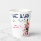 Country Music Last Bash in Nash Bachelorette Pappbecher (Rückseite)