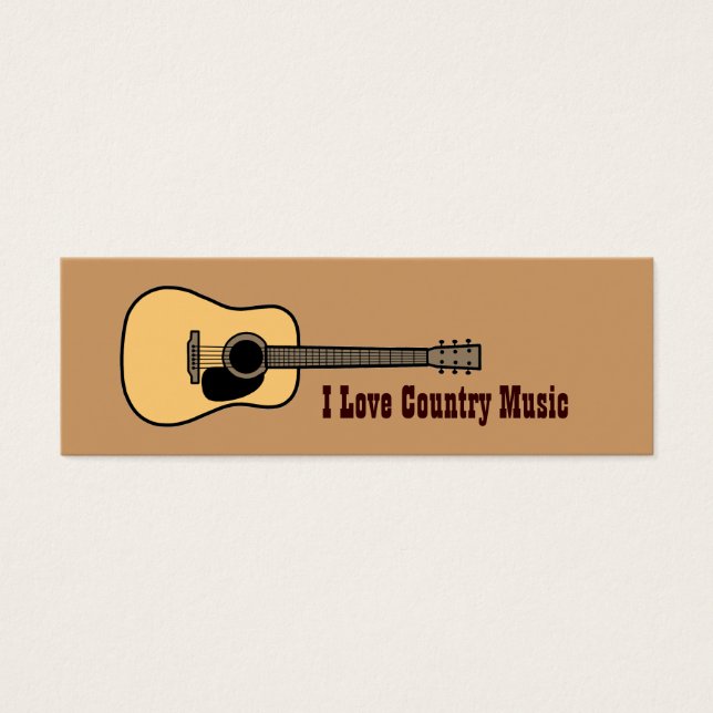 Country Music Lesezeichen (Vorderseite)