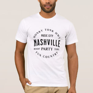 Country Music Nashville Bar Tri-Blend-Shirt T-Shirt