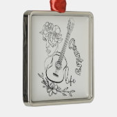 Country Music Ornament Aus Metall (Rechts)