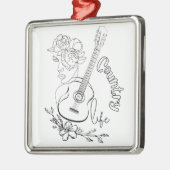 Country Music Ornament Aus Metall (Links)
