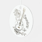 Country Music Ornament Aus Metall (Vorderseite links)