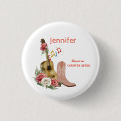 Country Music Personalisiert Button (Vorderseite)