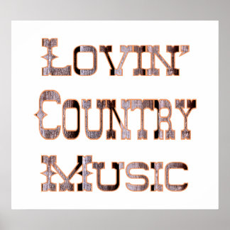 Country Music Poster
