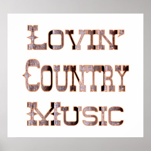 Country Music Poster (Vorne)