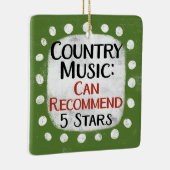 Country Music Review 5 Stars Ornament (Rechts)