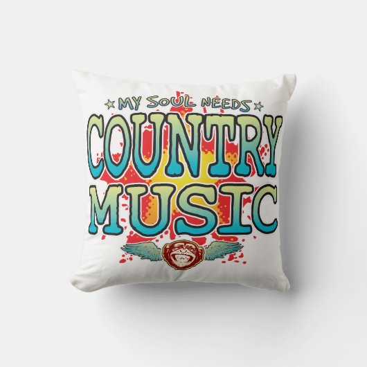 Country Music Soul Cushion Kissen (Vorderseite)