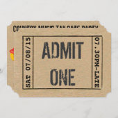 Country Music Tailgate Party Einladung (Vorne/Hinten)